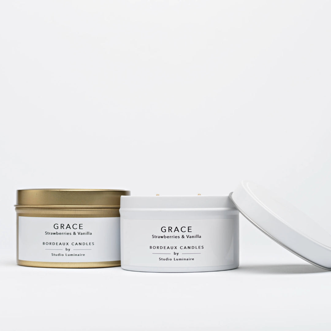 Travel Tin - Grace - Champagne & Strawberries