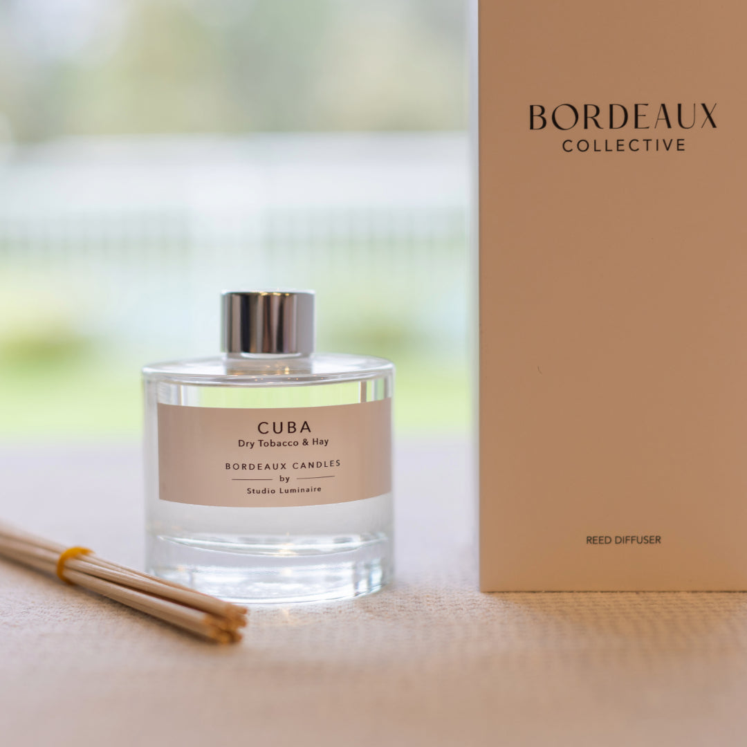 Reed Diffuser in Cuba - Dry Tobacco & Hay
