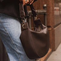 Georgina Shoulder Bag - Chocolate