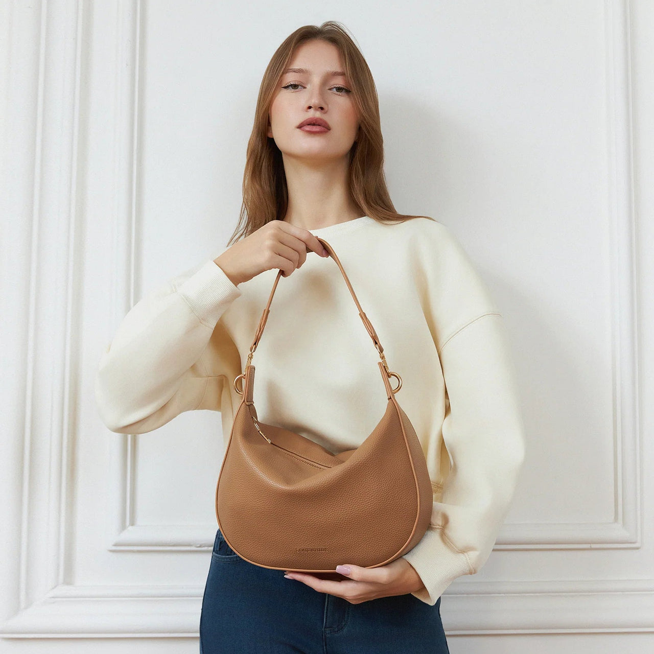 Georgina Shoulder Bag - Honey