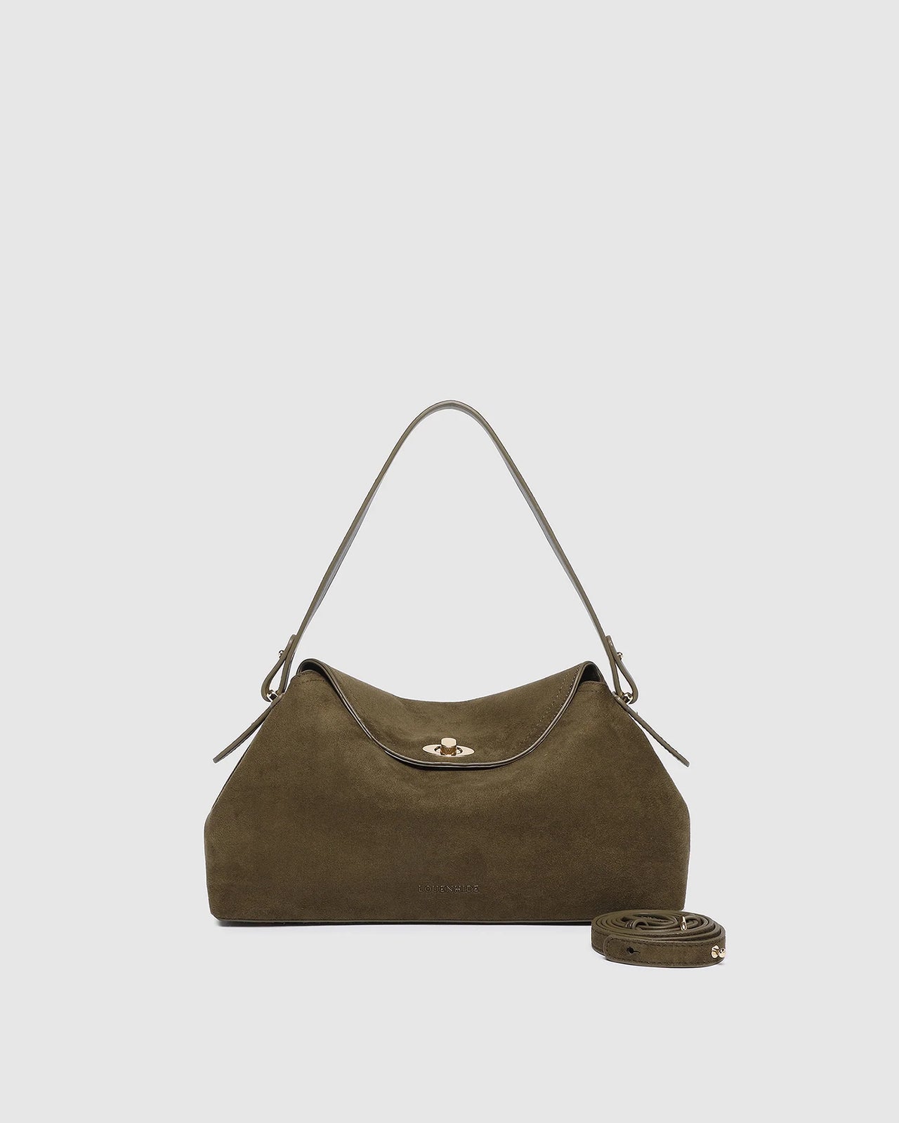 Nicole Suedette Handbag - Olive