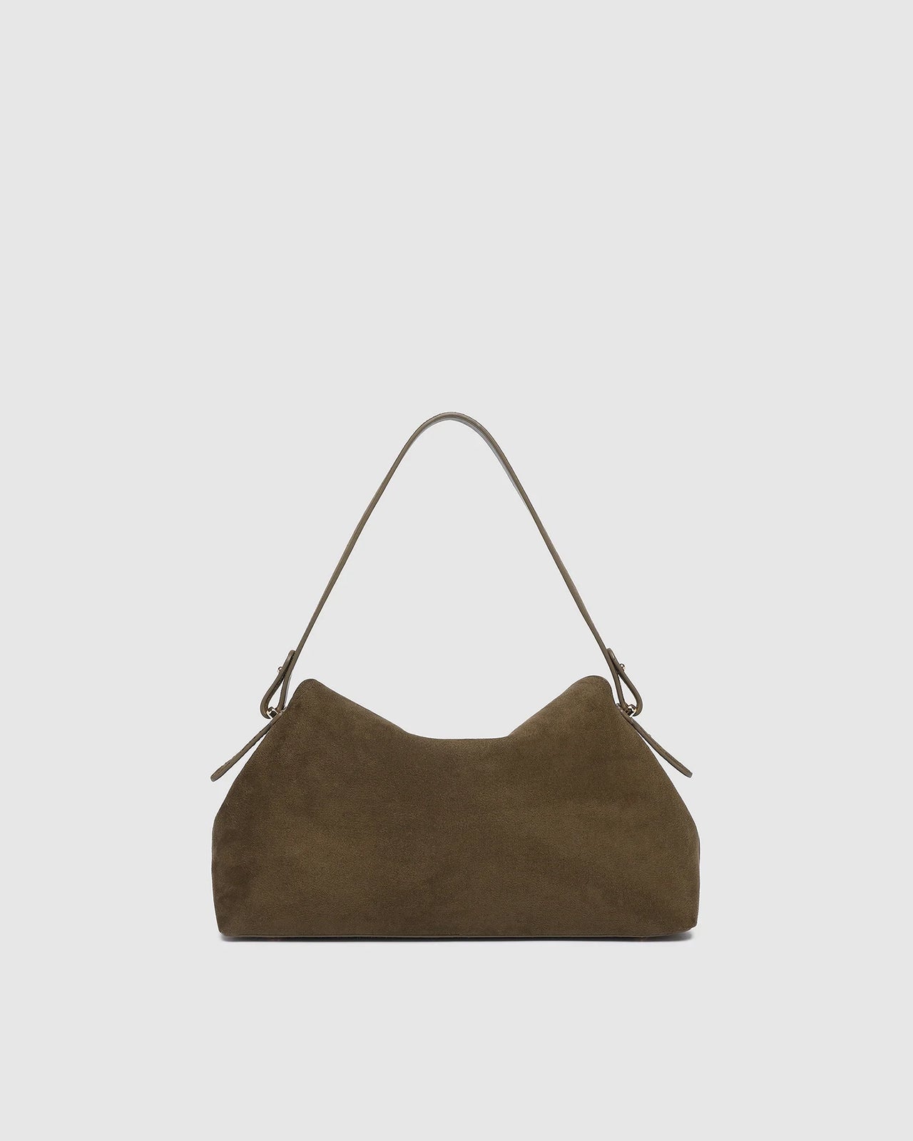 Nicole Suedette Handbag - Olive