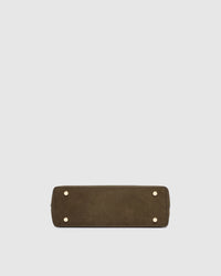 Nicole Suedette Handbag - Olive