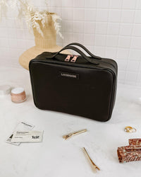 Georgie Cosmetic Case - Black
