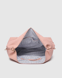Alexis Stripe Weekender Travel Bag - Blush Stripe