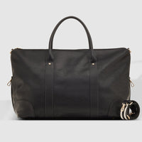 Alexis Stripe Weekender Travel Bag - Black Stripe