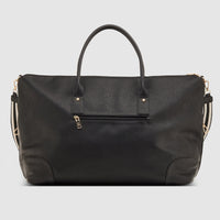 Alexis Stripe Weekender Travel Bag - Black Stripe