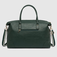 Alexis Stripe Weekender Travel Bag - Forest Green Stripe