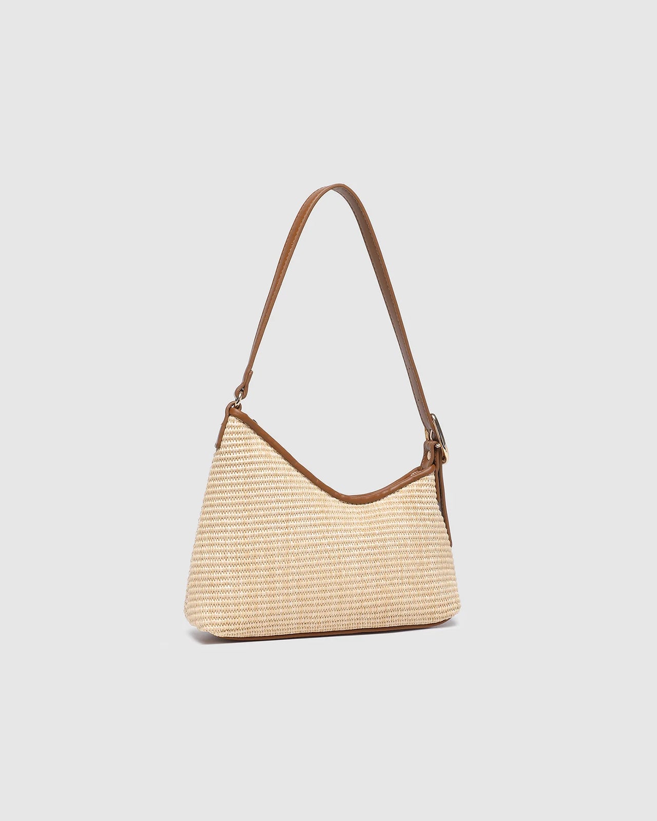 Amelia Shoulder Bag - Raffia / Tan