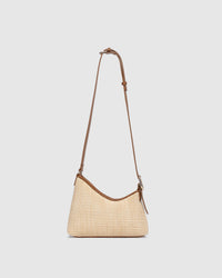Amelia Shoulder Bag - Raffia / Tan