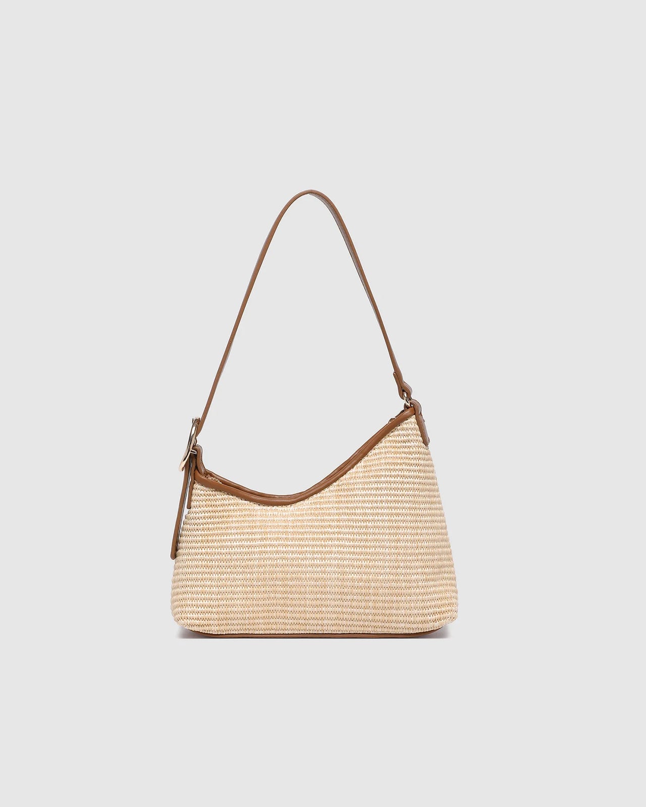 Amelia Shoulder Bag - Raffia / Tan