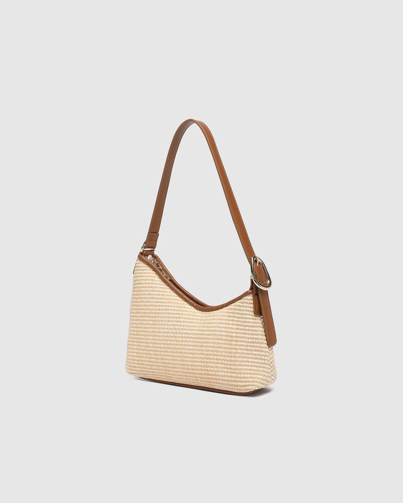 Amelia Shoulder Bag - Raffia / Tan