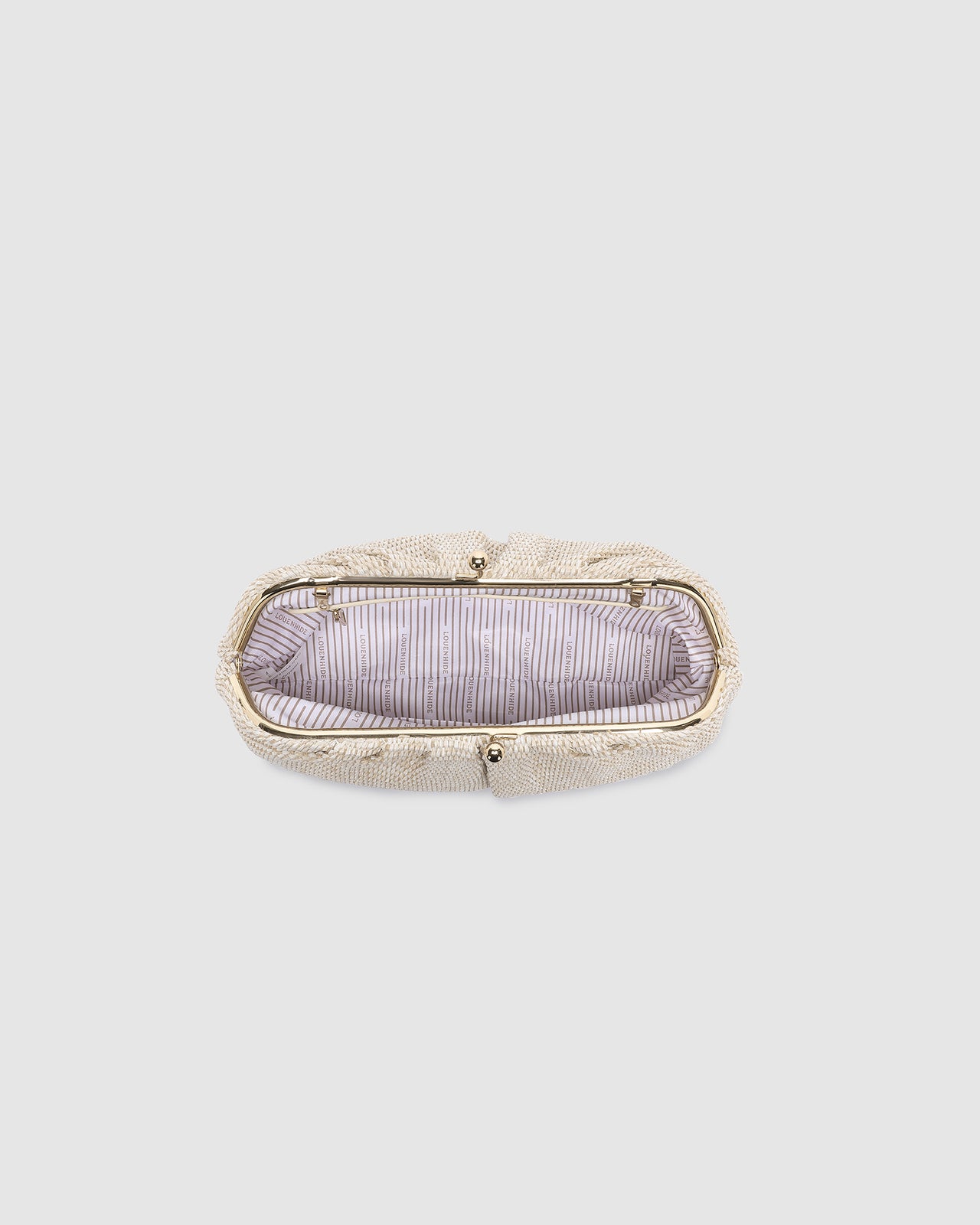 Goldie Clutch - Raffia Vanilla