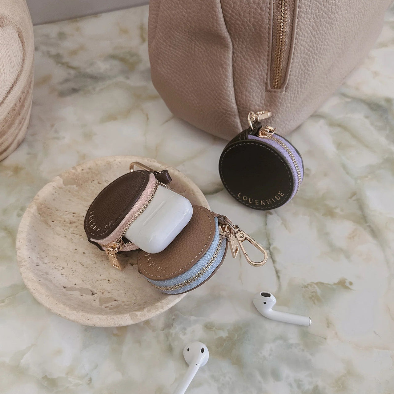Airlie Bag Charm - Chocolate