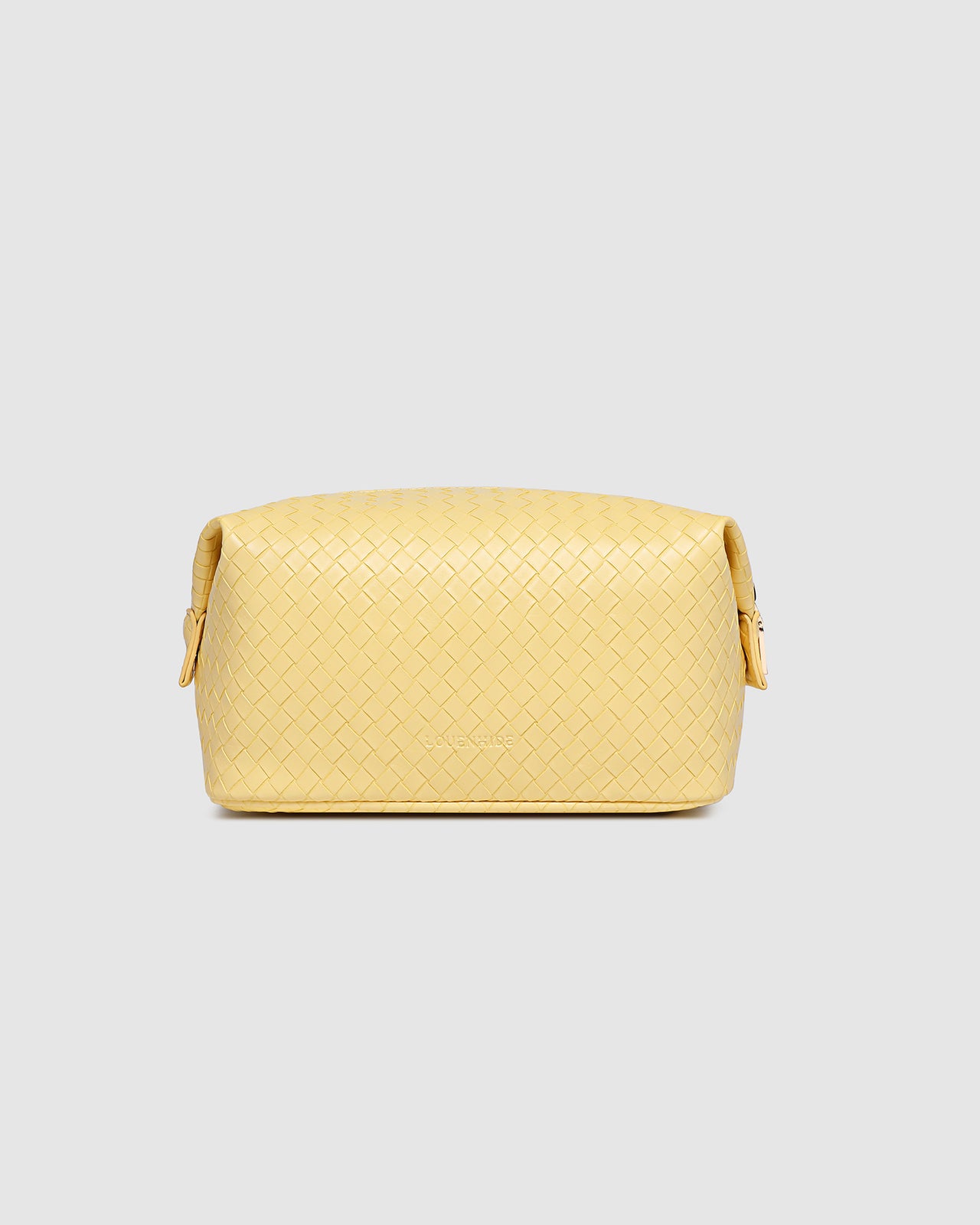 Lucinda Woven Cosmetic Case - Butter Yellow