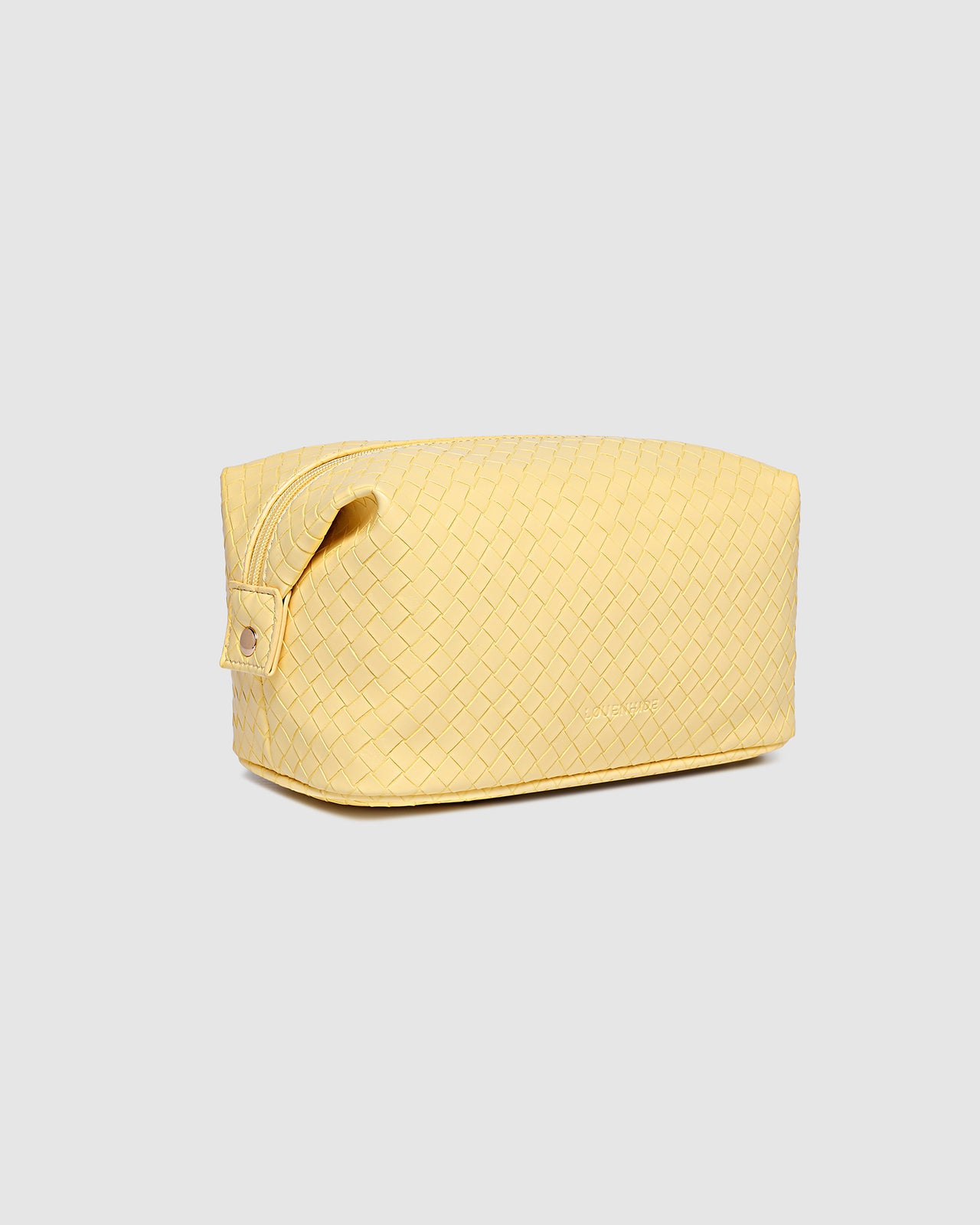 Lucinda Woven Cosmetic Case - Butter Yellow