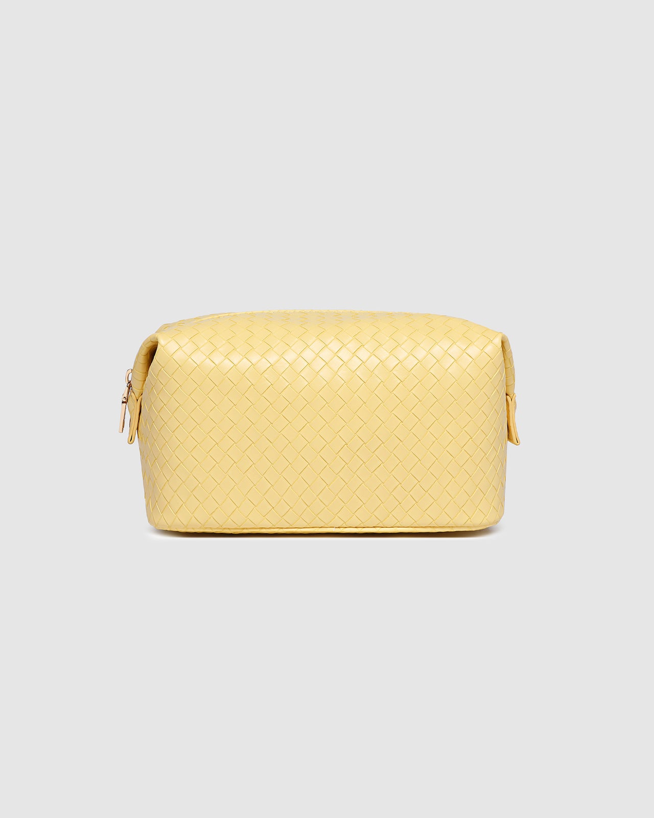 Lucinda Woven Cosmetic Case - Butter Yellow