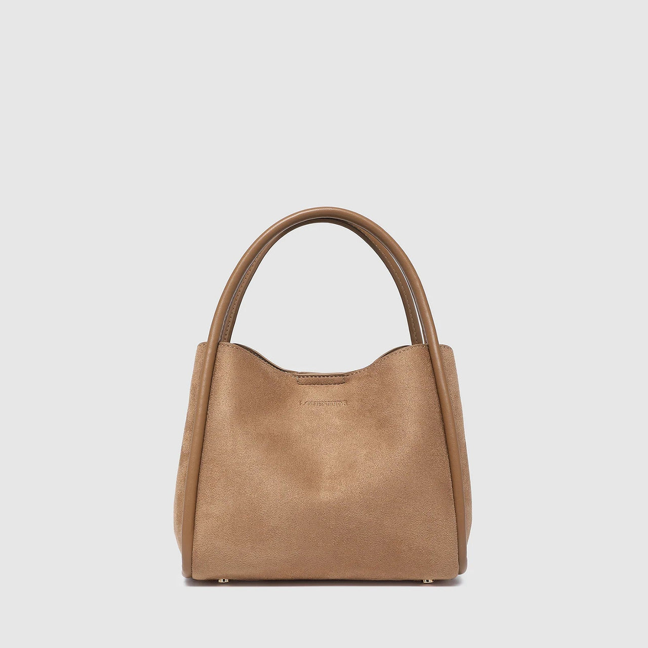 Steffie Suedette Mini Tote Bag - Honey