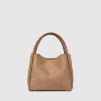 Steffie Suedette Mini Tote Bag - Honey