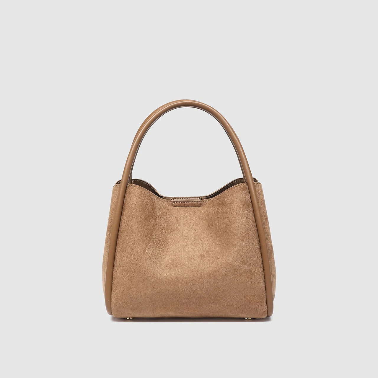 Steffie Suedette Mini Tote Bag - Honey