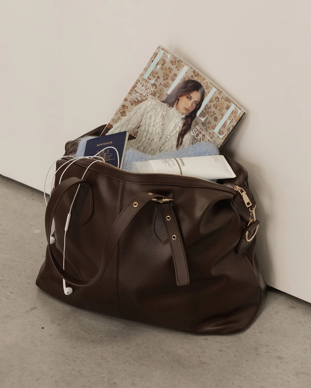 Hampton Tote Bag - Chocolate