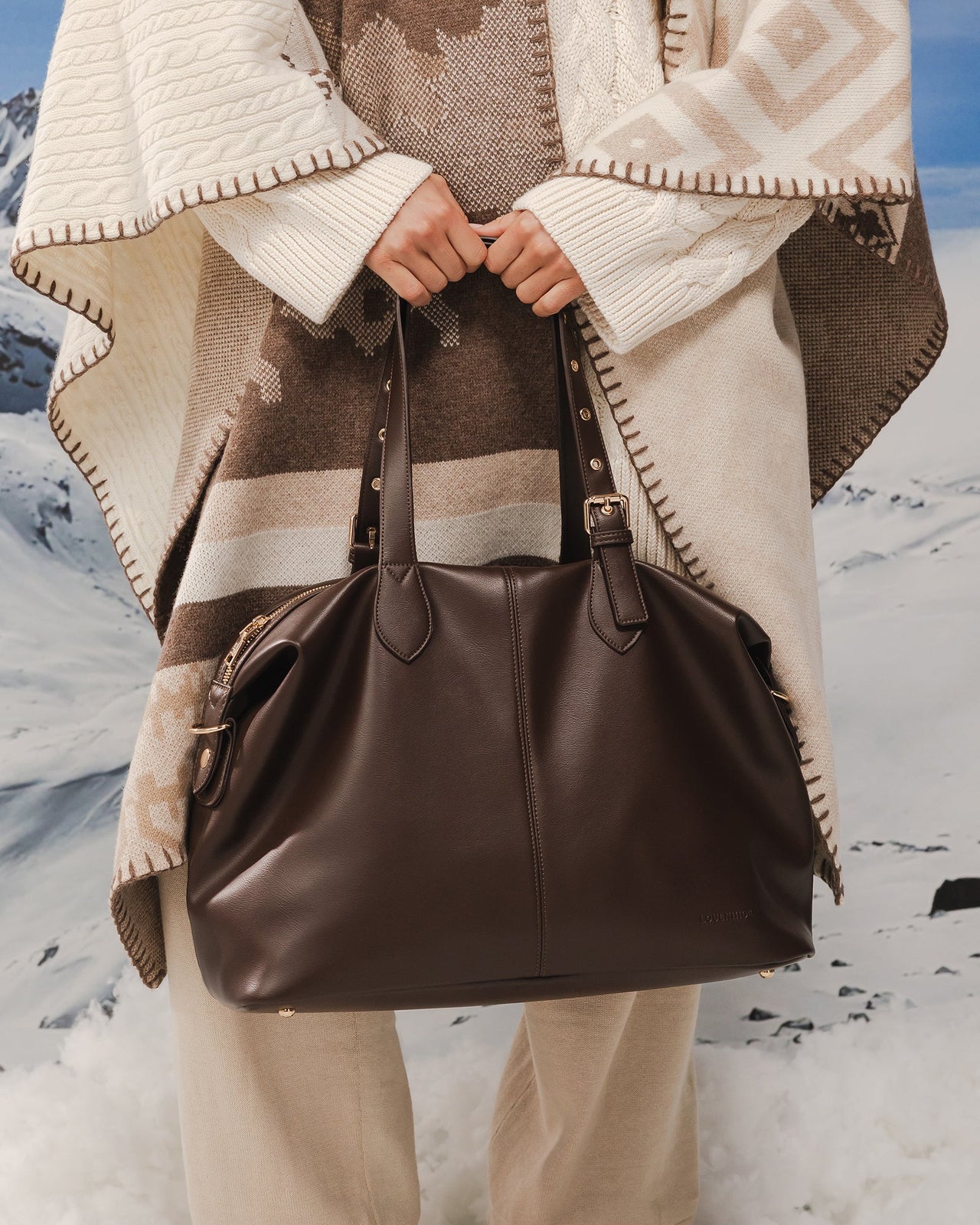 Hampton Tote Bag - Chocolate
