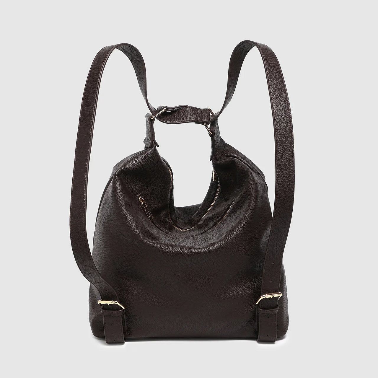 Miley Convertible Backpack - Chocolate