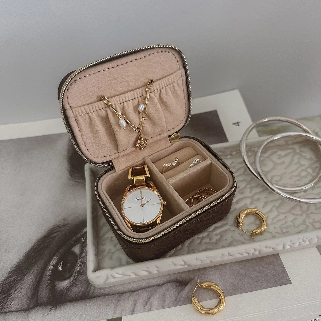 Suzie Jewellery Box - Chocholate