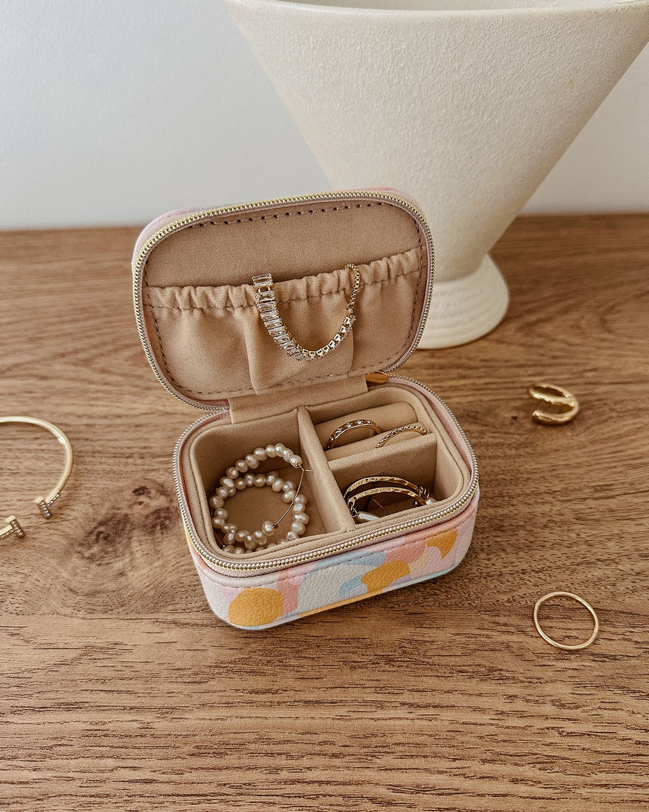 Suzie Jewellery Box - Mosiac Pastel