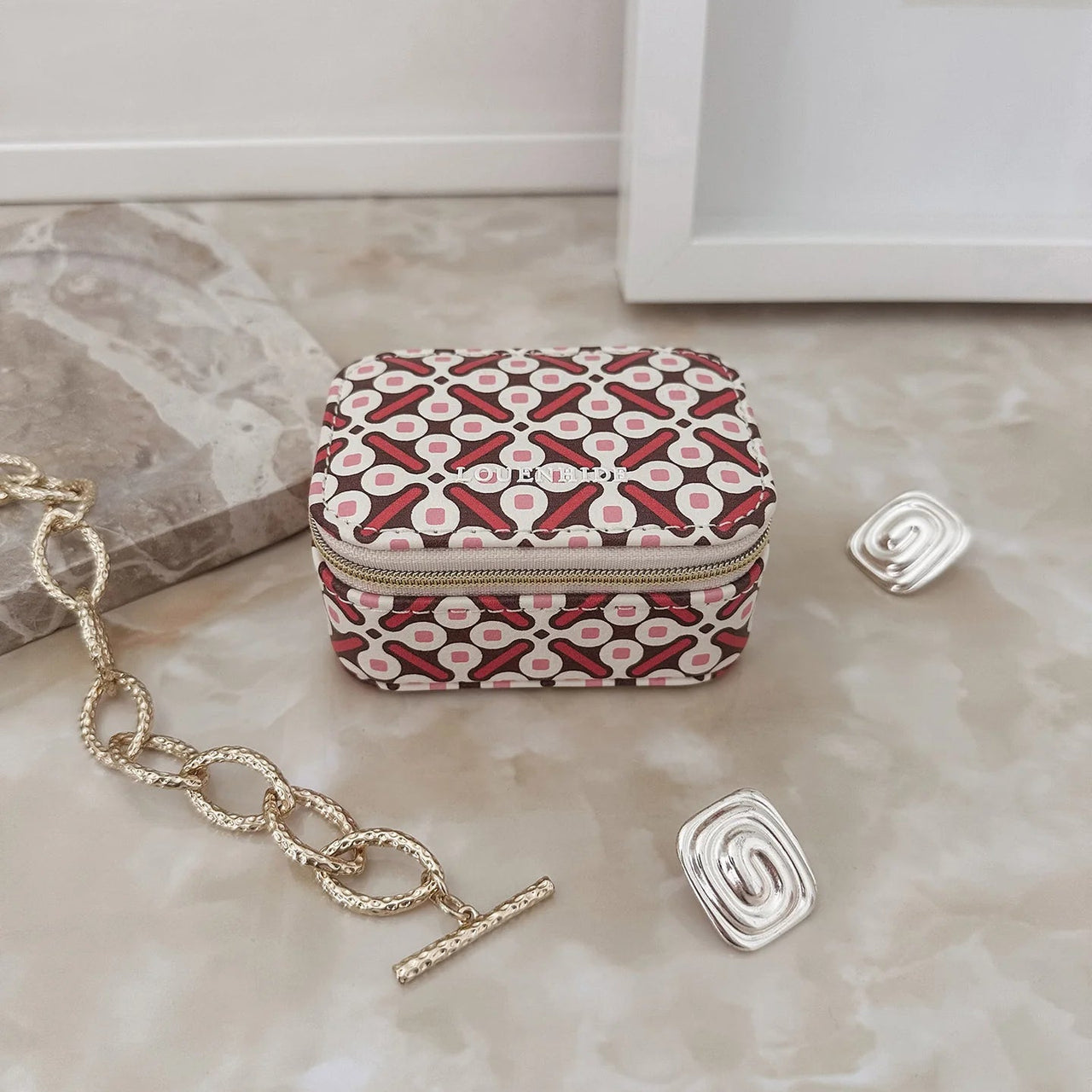 Suzie Jewellery Box - Retro Pink