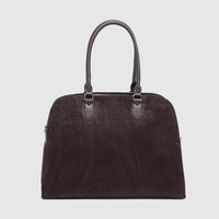 Blaire Tote Bag - Chocolate Suedette