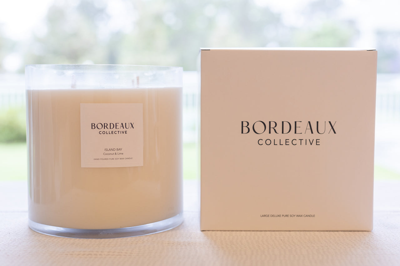 ISLAND BAY - Coconut & Lime Large Deluxe Candle