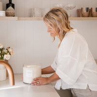 HARVEST - Vintage Leather & Sandalwood Large Deluxe Candle