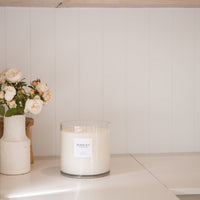 HARVEST - Vintage Leather & Sandalwood Large Deluxe Candle