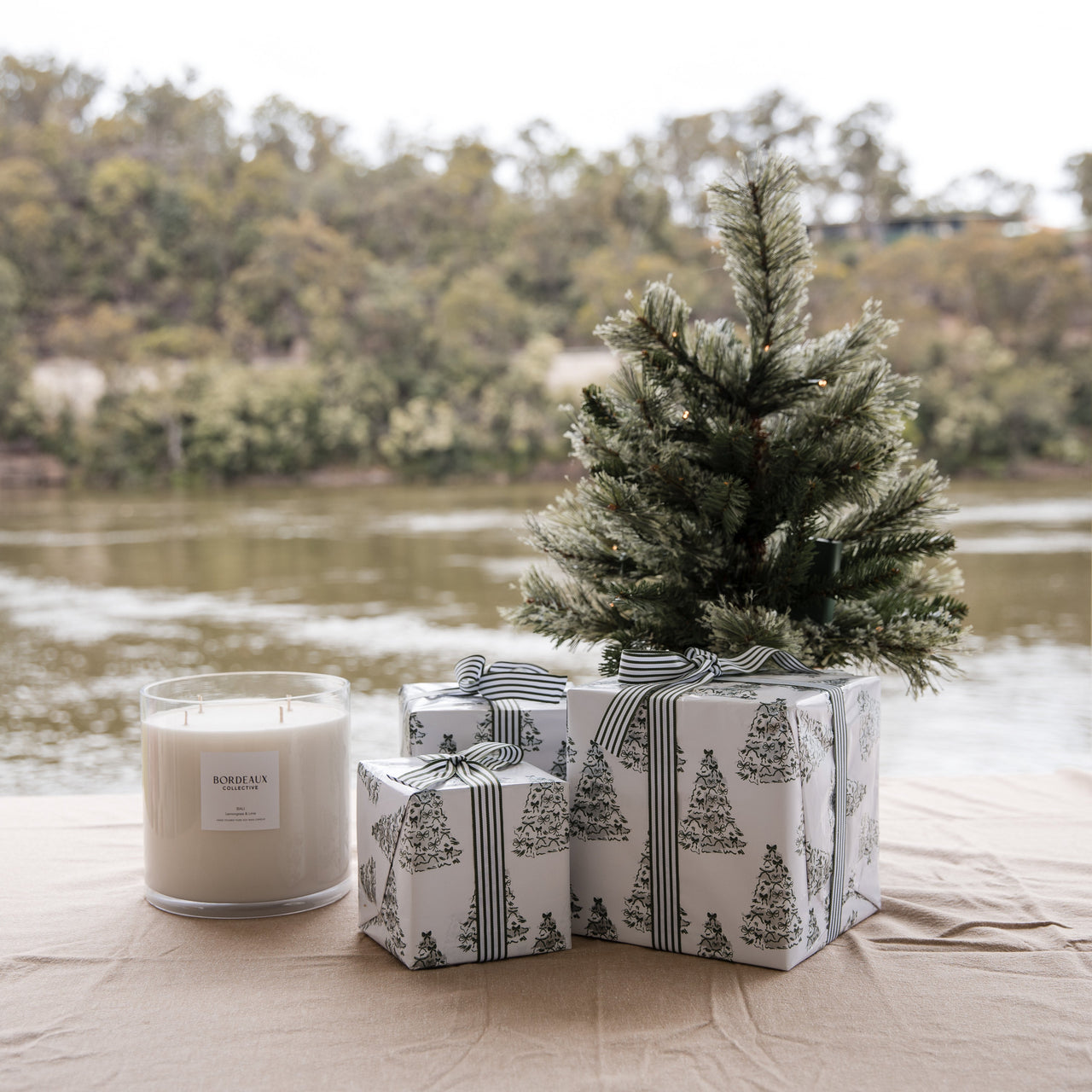 MAYA - Gardenia & Star Jasmine Medium Deluxe Candle