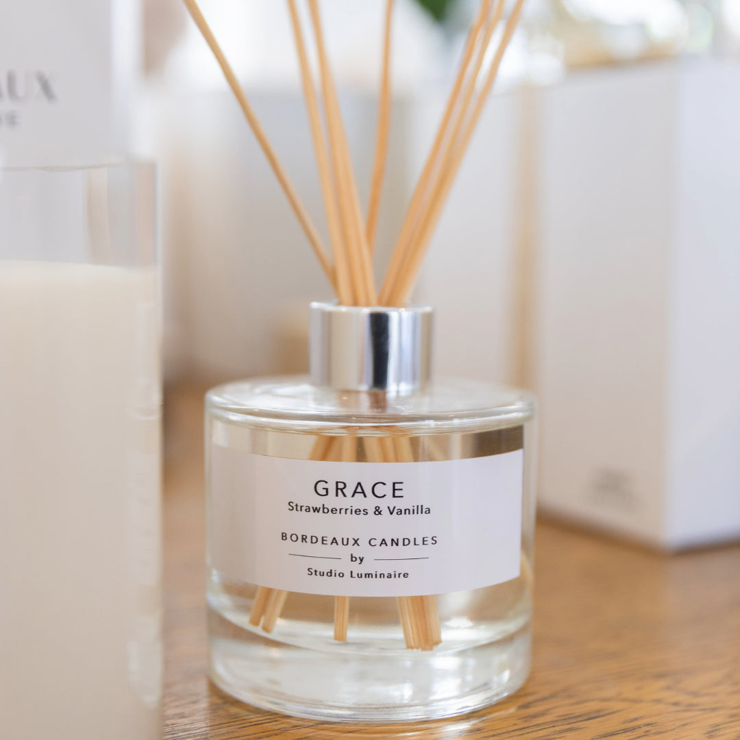 Reed Diffuser - Grace - Champagne & Strawberries