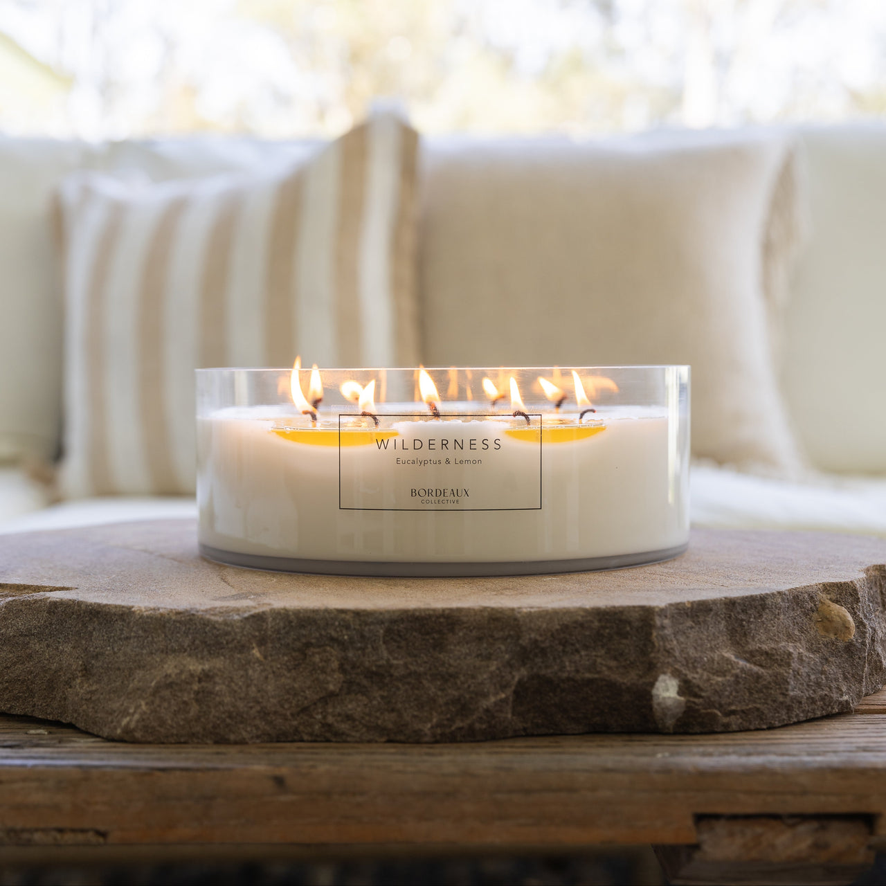 WILDERNESS - Small Outdoor Candle - Eucalyptus & Lemon