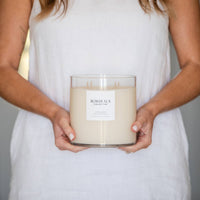 LOTUS FLOWER - Lotus, Vanilla & Patchouli Medium Deluxe Candle