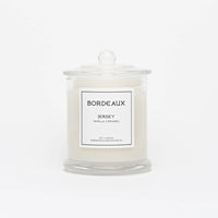 Thumbnail for Vanilla Caramel Fragrance in a classic glass vessel with knob lid | 380g candle | Bordeaux Candles