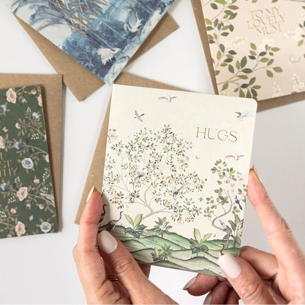 Hugs - Spring Landscape Greeting Card