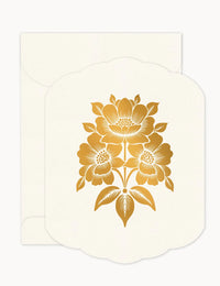 Scallop Card - Bouquet Blank