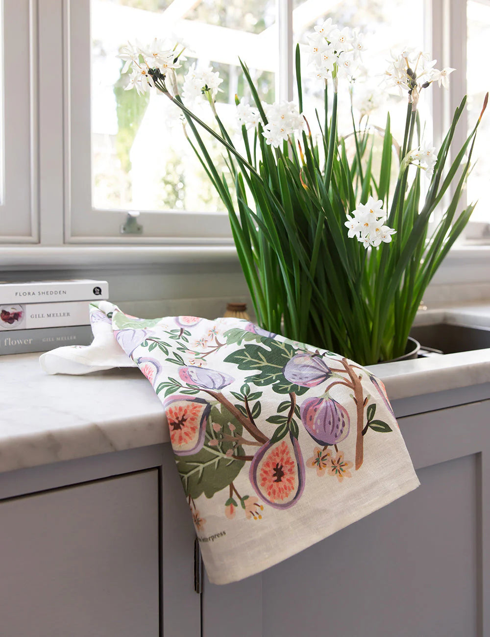 Figs 100% Linen Tea Towel