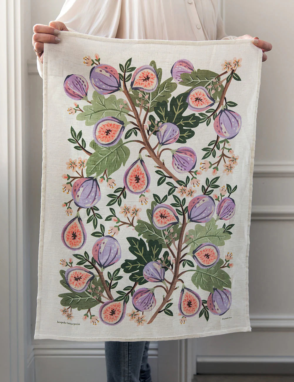 Figs 100% Linen Tea Towel