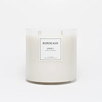 Thumbnail for Vanilla Caramel Medium Deluxe candle in oversized glass vessel | Pure Soy wax | Non Toxic | Bordeaux Candles