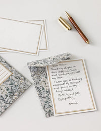 Notecard Set - Ivory Garden 4pk
