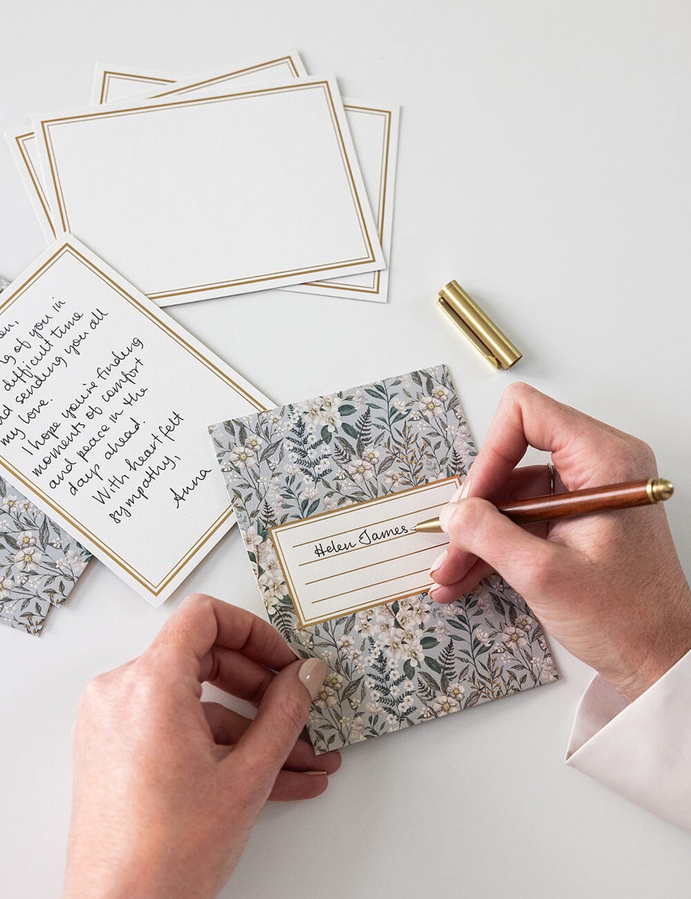 Notecard Set - Ivory Garden 4pk