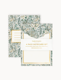 Notecard Set - Ivory Garden 4pk