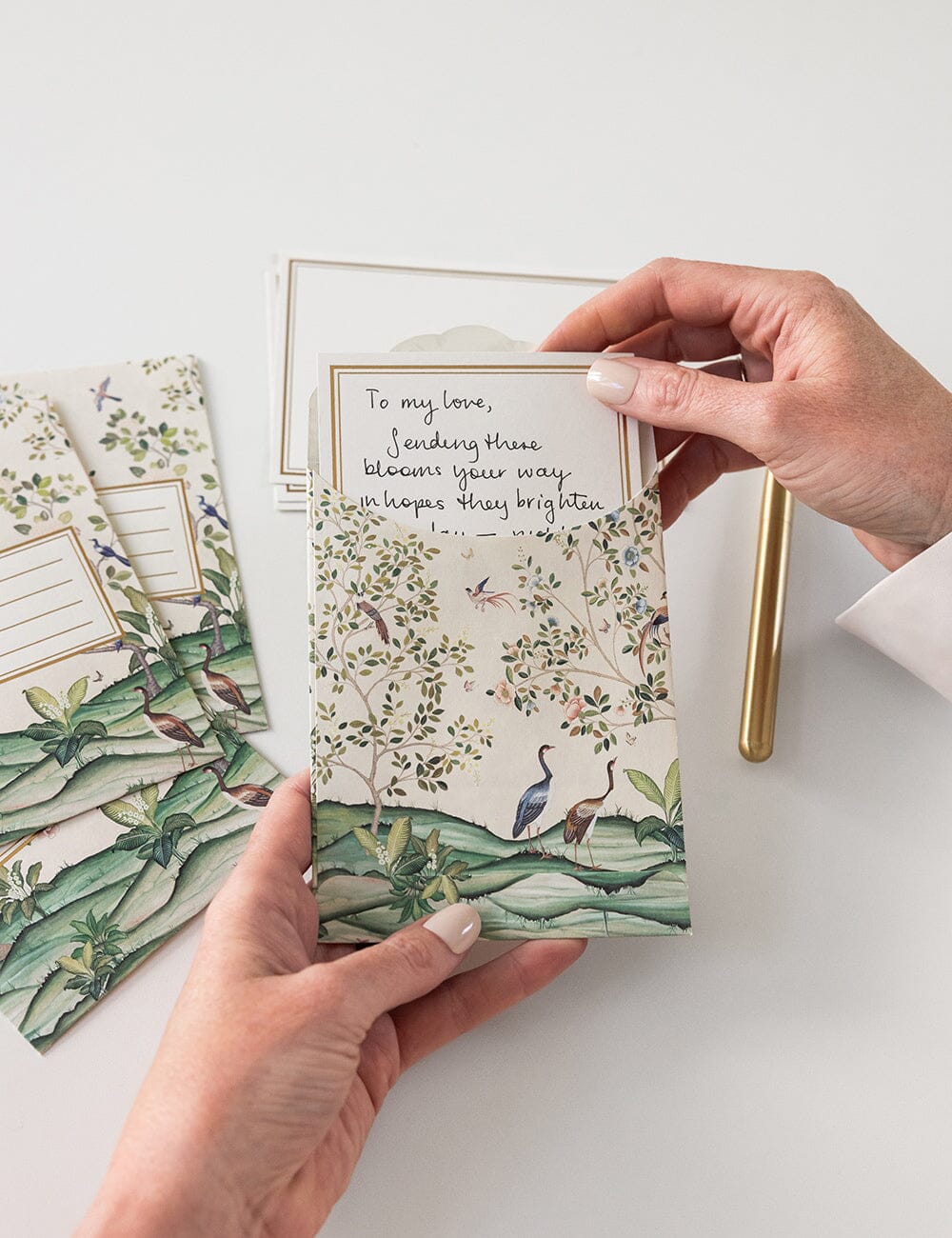 Notecard Set - Spring Landscape 4pk