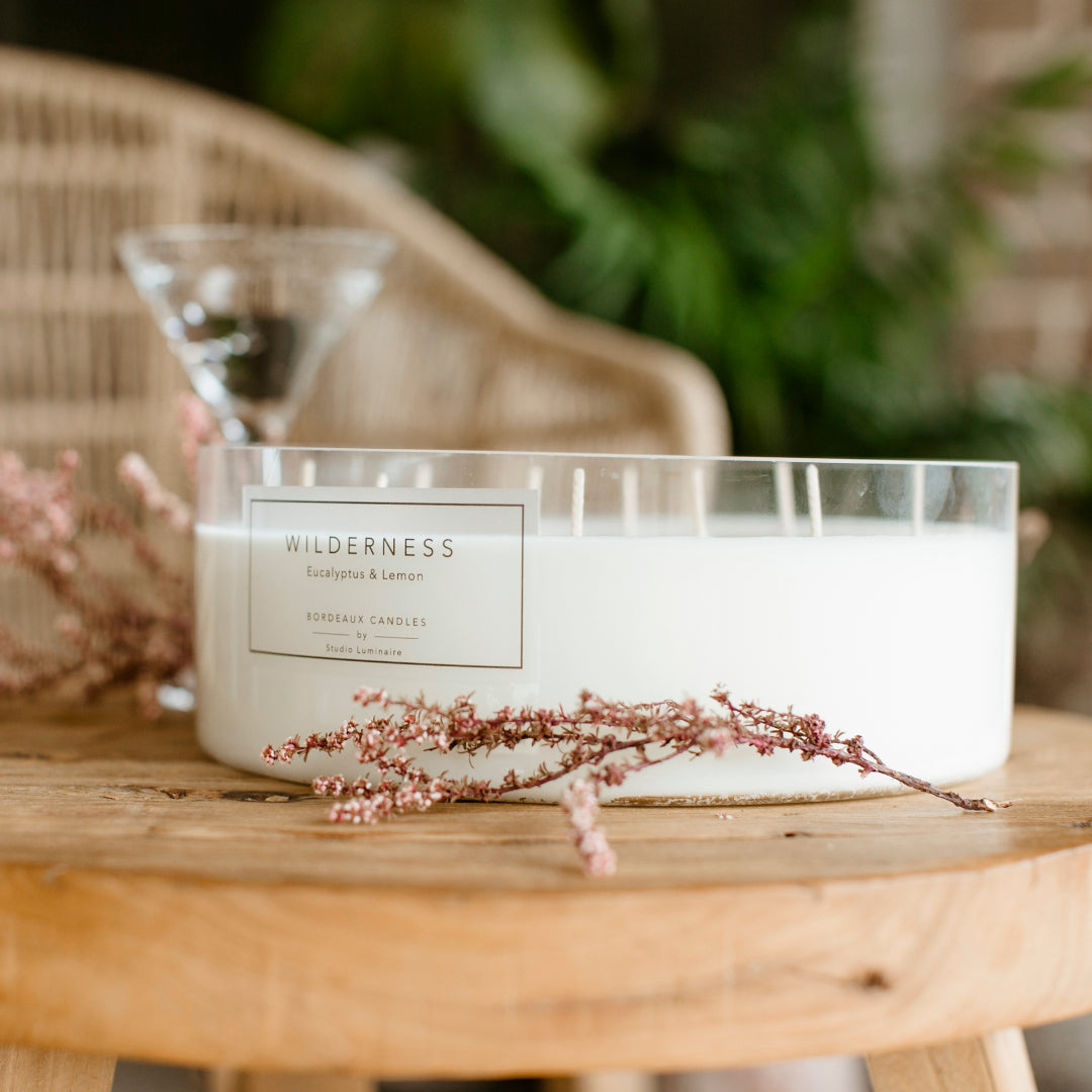 WILDERNESS - Large Outdoor Candle - Eucalyptus & Lemon