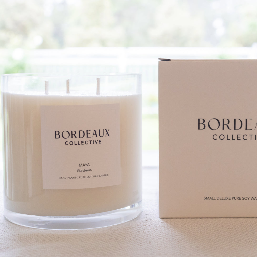 MAYA - Gardenia & Star Jasmine Small Deluxe Candle